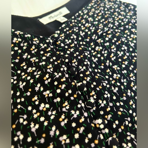 Madewell Button-Down Cami Top in Playground Posies - Picture 7 of 13